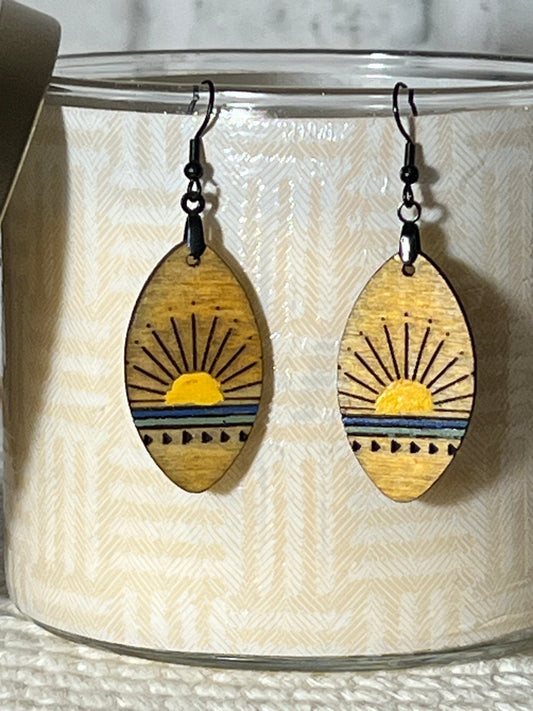 Sunrise Sunset Dangle Earrings